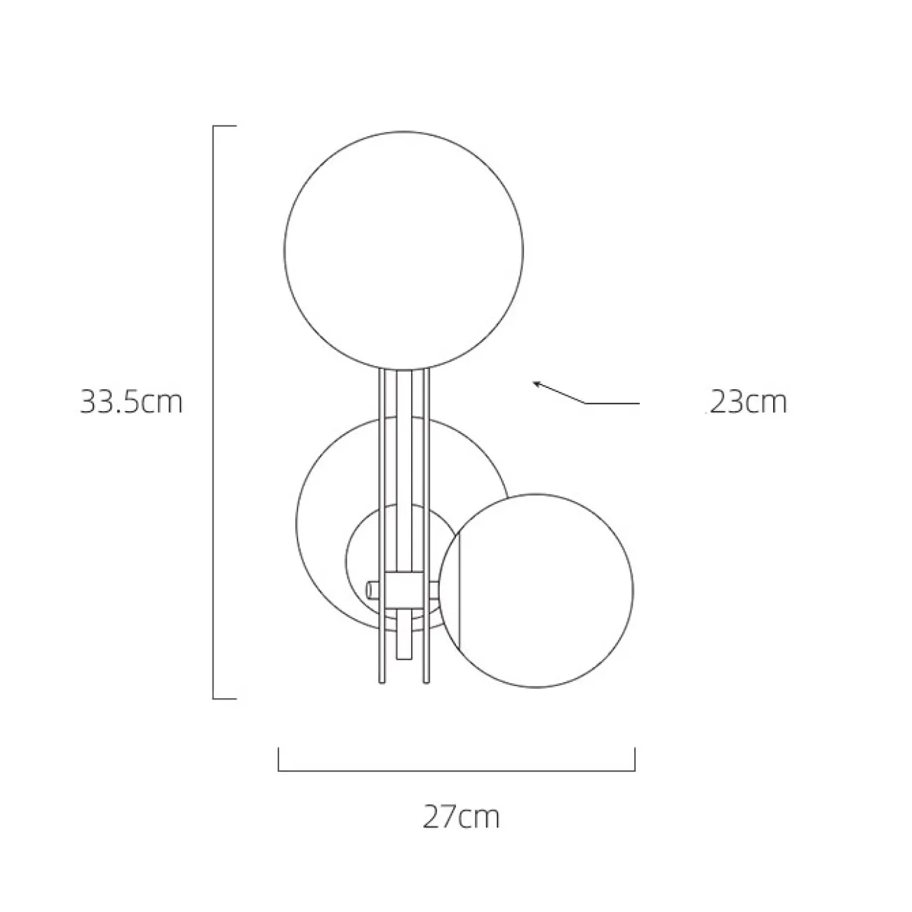 Настенный светильник JUDITH WALL от ImperiumLoft