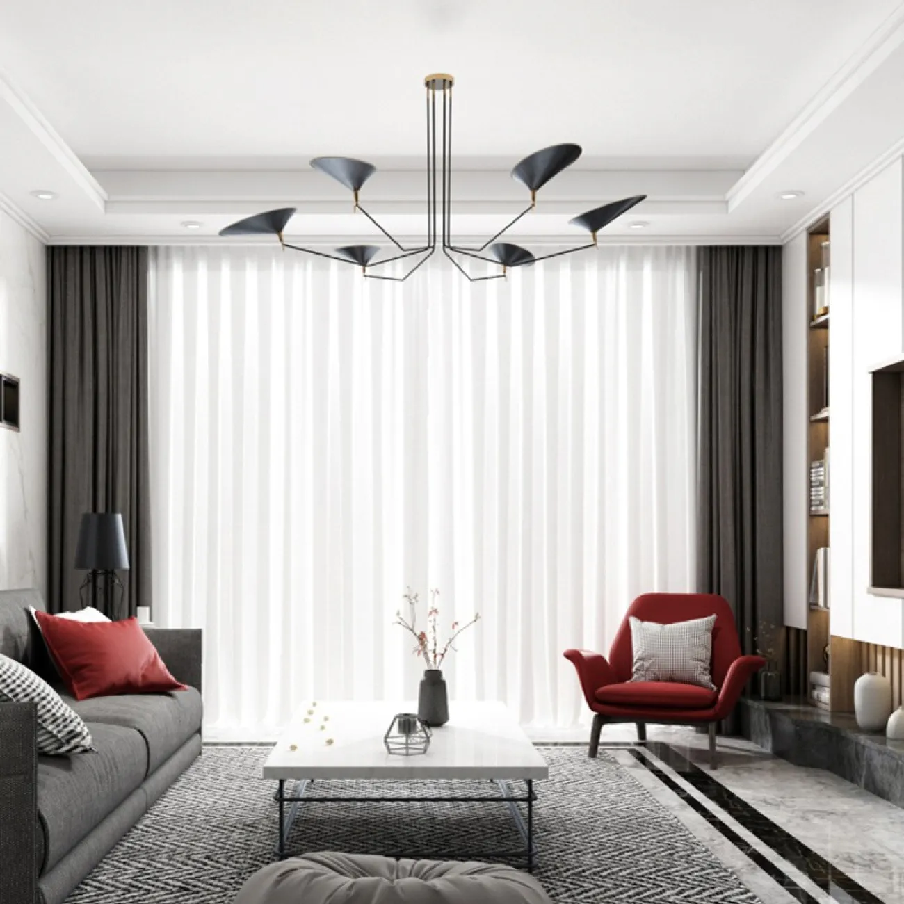 Потолочная люстра UMEA от ImperiumLoft