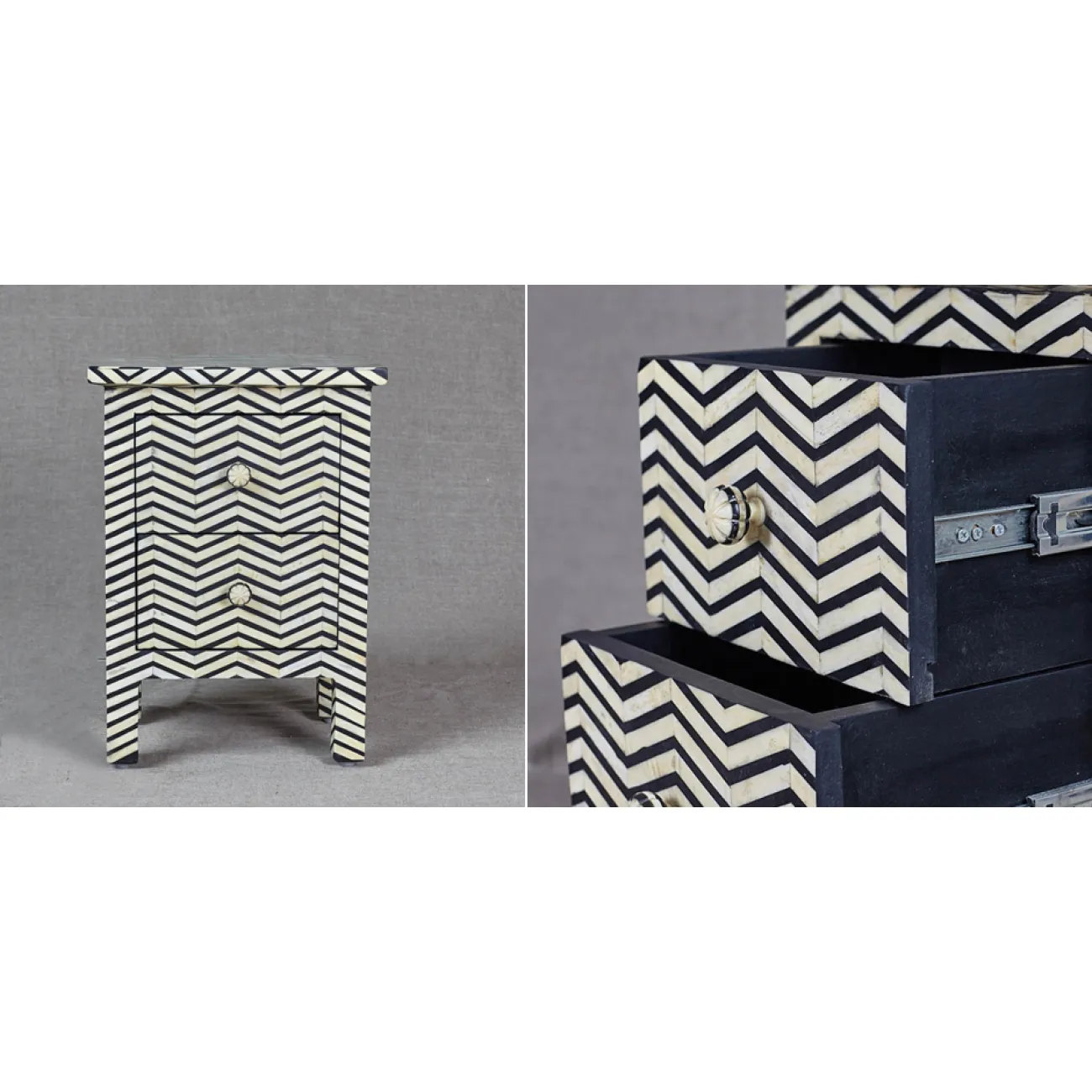 Комод Inlaid Bone Chevron Mini от LaLume