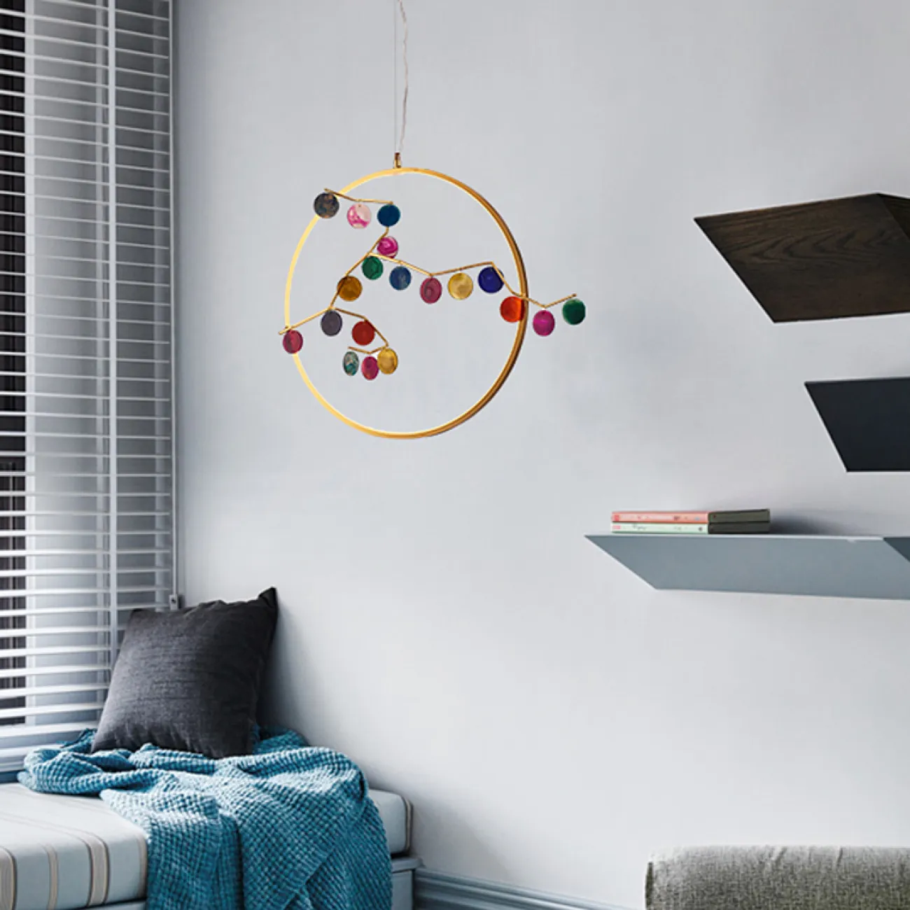 Подвесной светильник Mi round D33 Multicolored от ImperiumLoft