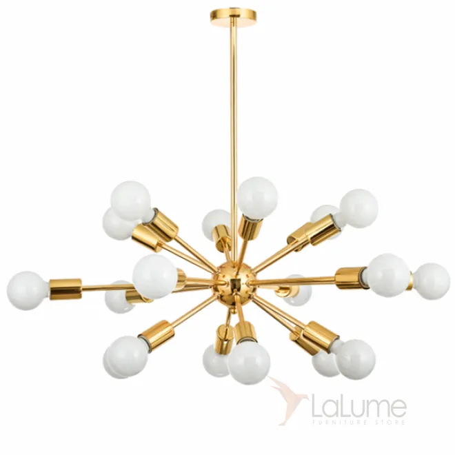Люстра Sputnik Gold Chandelier 18 от LaLume Люстра Sputnik Gold Chandelier 18 от LaLume