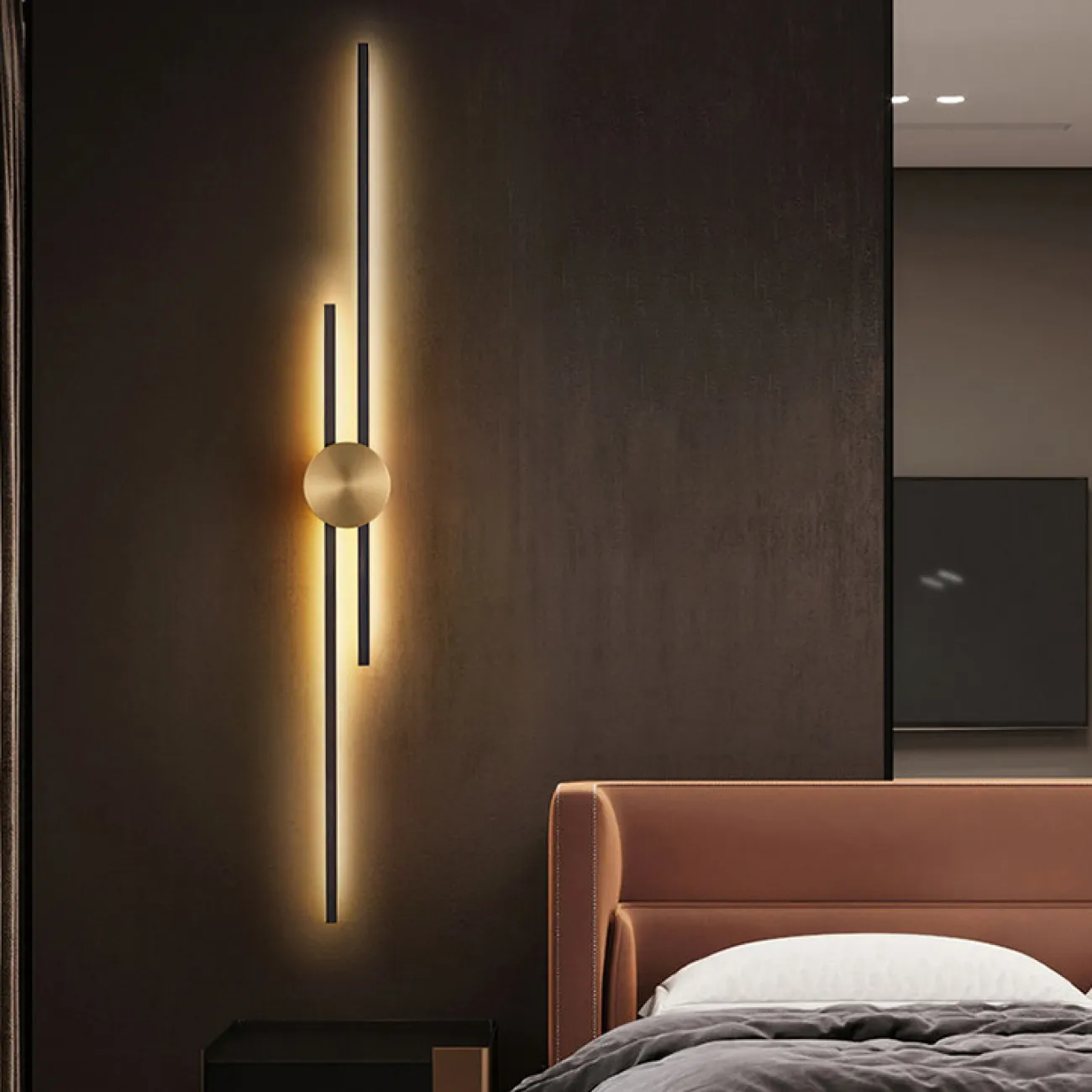 Настенный светильник GULL H92 Brass от ImperiumLoft