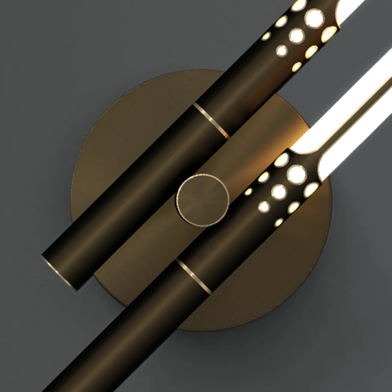 Настенный светильник VALA WALL C Black от ImperiumLoft