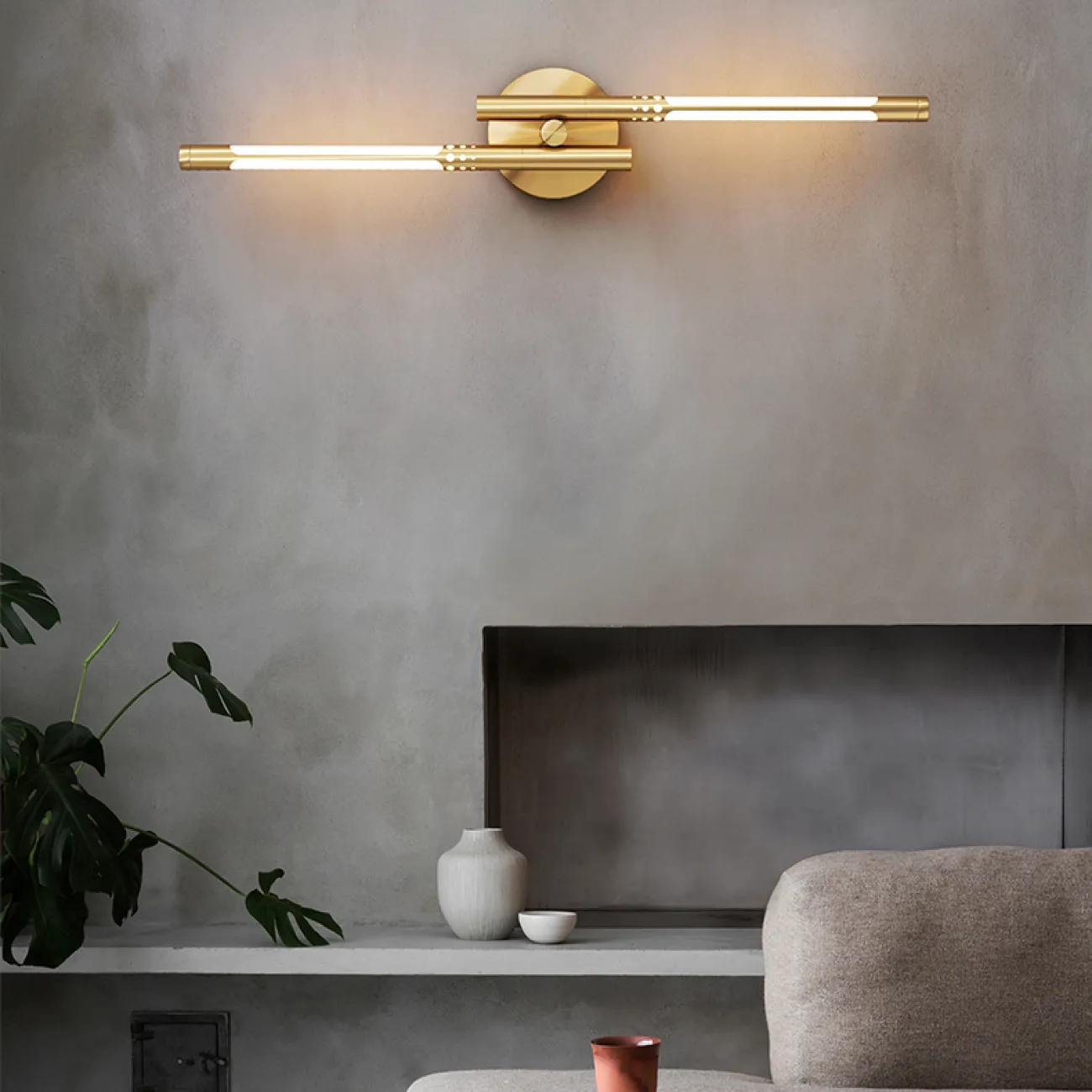 Настенный светильник VALA WALL B Brass от ImperiumLoft