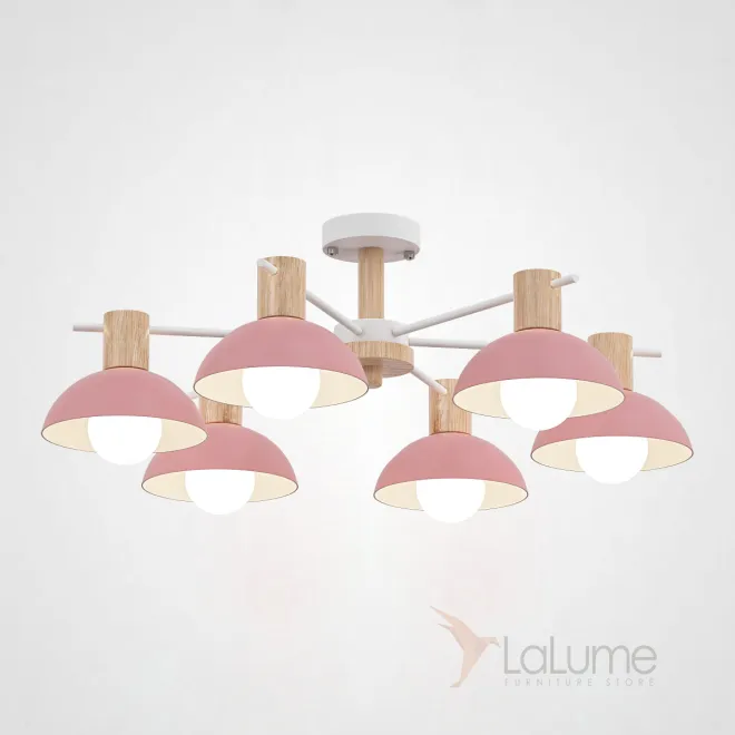 Люстра на штанге DOS D68 Pink от ImperiumLoft