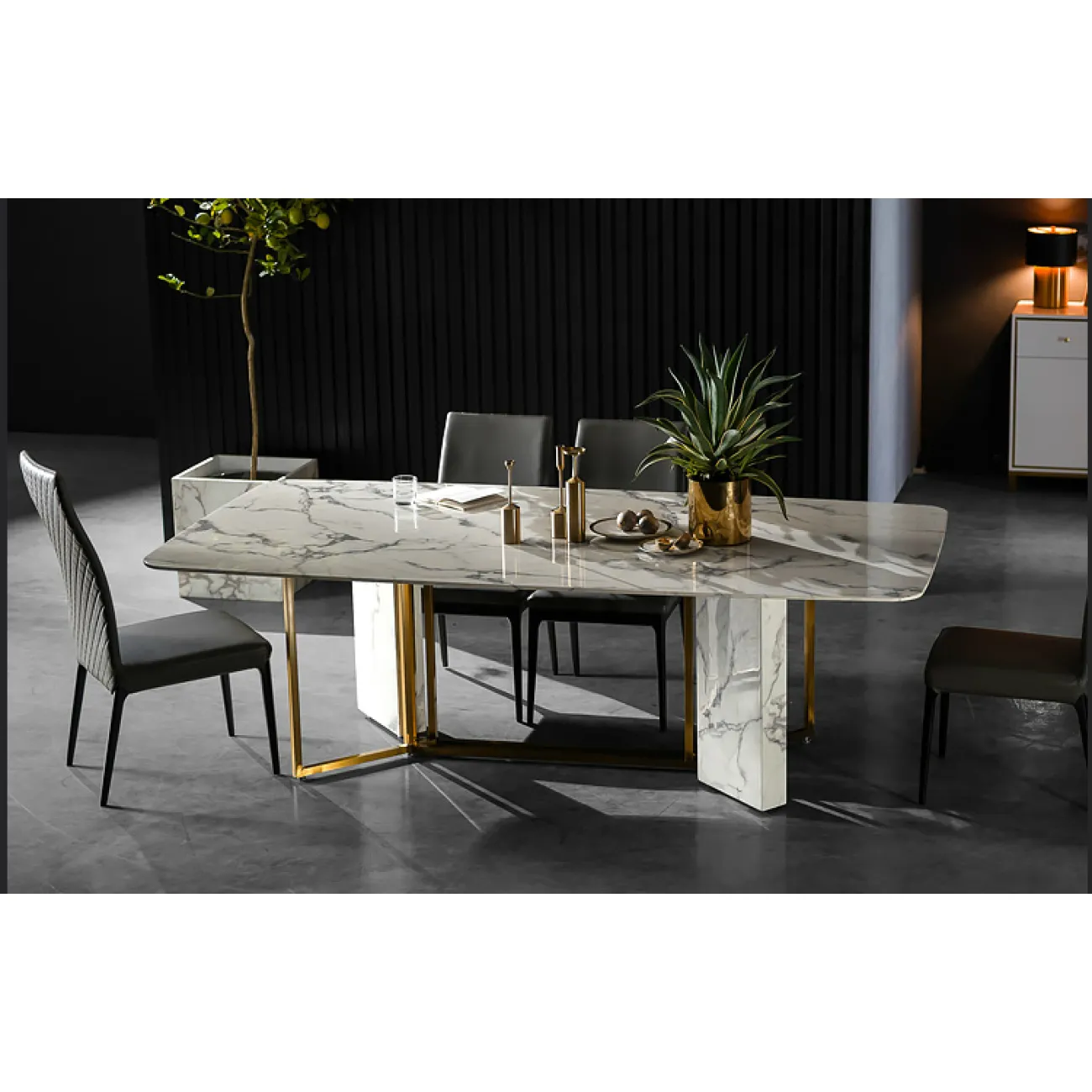 Дизайнерский обеденный стол LaLume-AZ00345