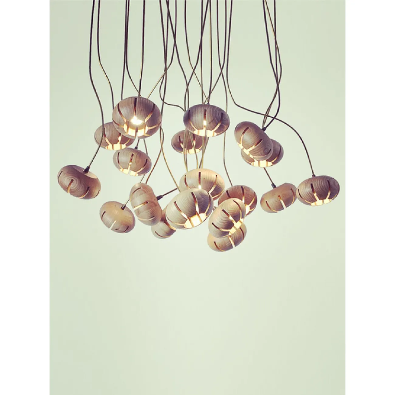 Люстра Louis Wood Led D30 Light wood от ImperiumLoft