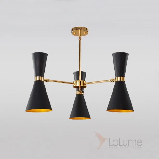 Подвесная люстра BARBELL-X 3 Черный от ImperiumLoft