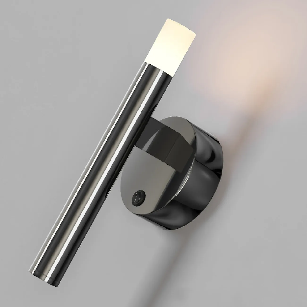 Серия настенных светодиодных светильников с вытянутым цилиндрическим корпусом на круглом креплении FEDDE WALL A