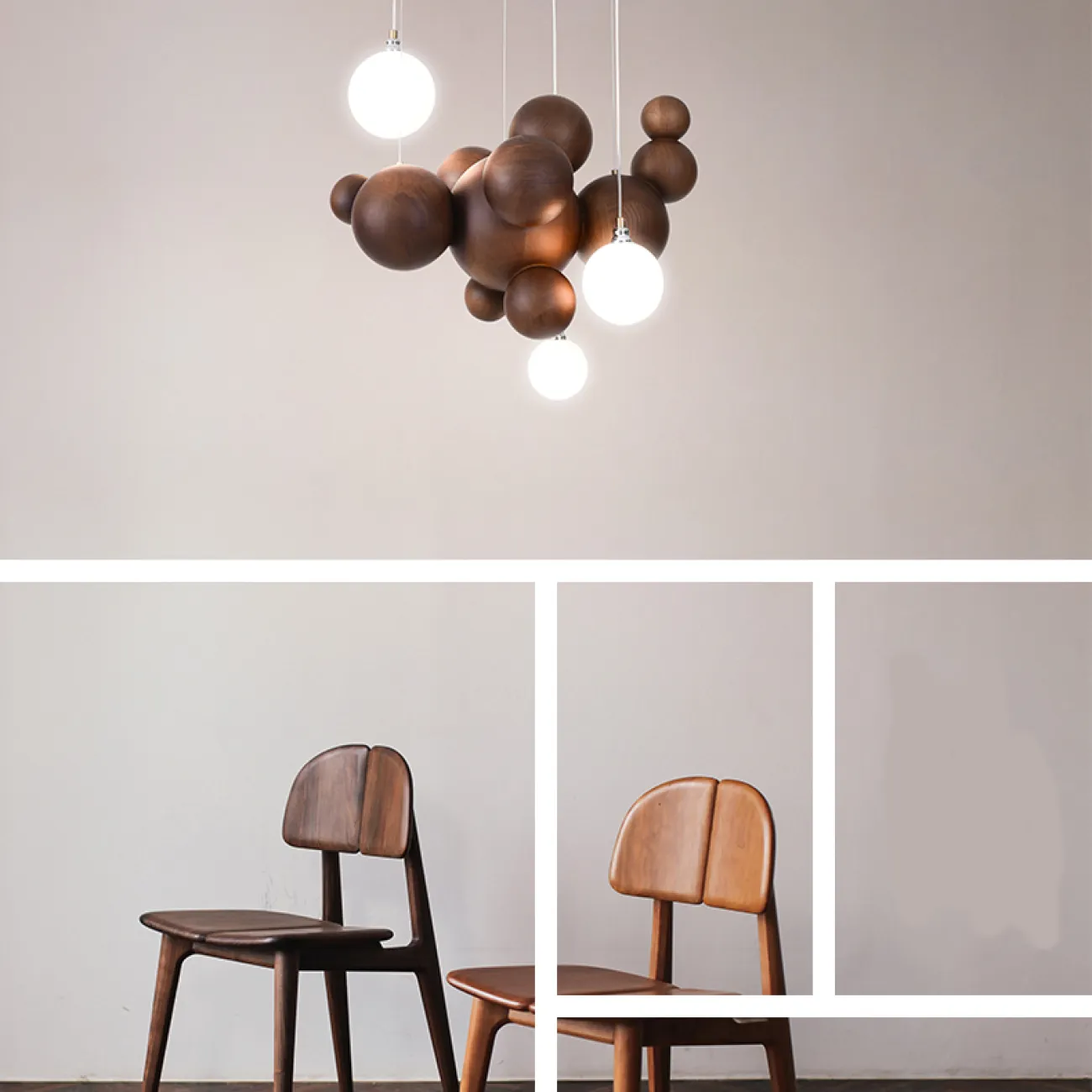 Подвесной светильник HELSING Light brown от ImperiumLoft