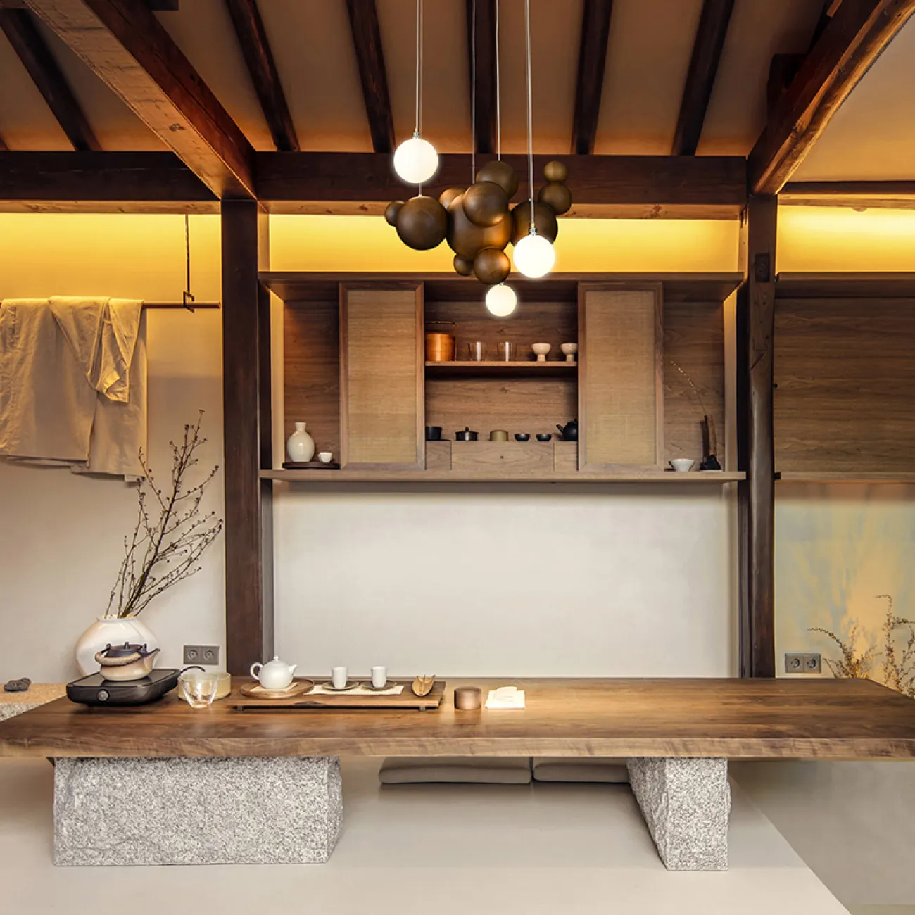 Подвесной светильник HELSING Light brown от ImperiumLoft