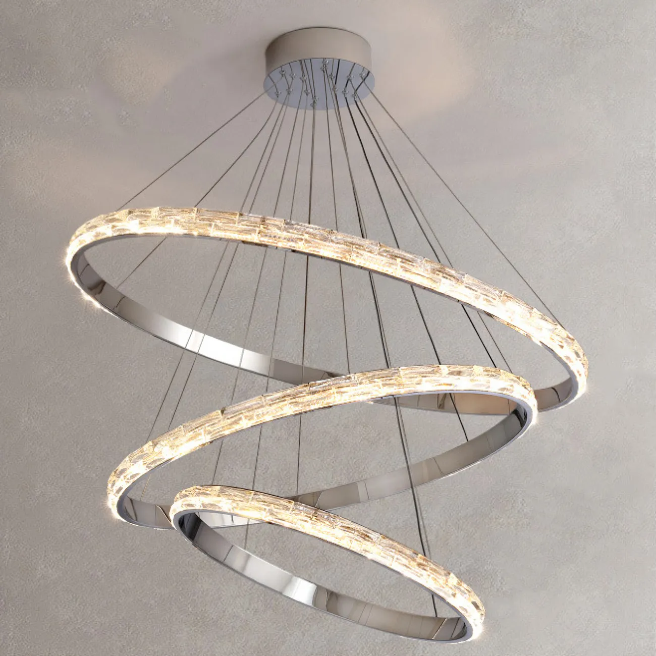 Подвесная люстра CAROLIN D60+80 от ImperiumLoft Подвесная люстра CAROLIN D60+80 от ImperiumLoft