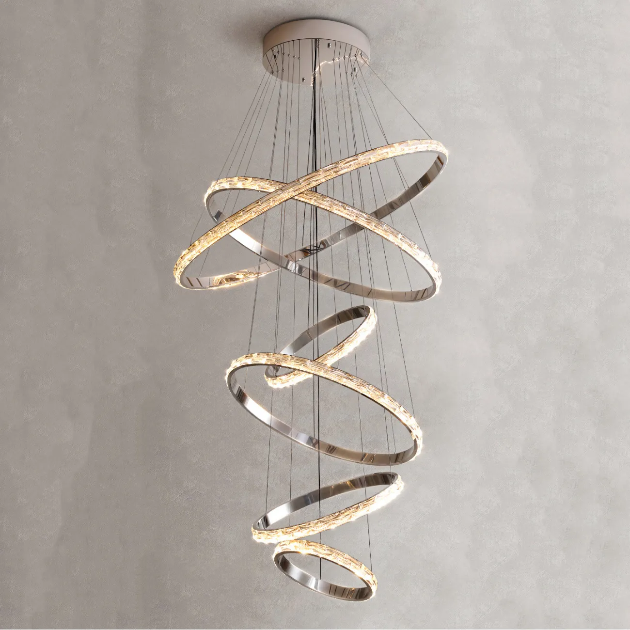 Подвесная люстра CAROLIN D60+80 от ImperiumLoft Подвесная люстра CAROLIN D60+80 от ImperiumLoft