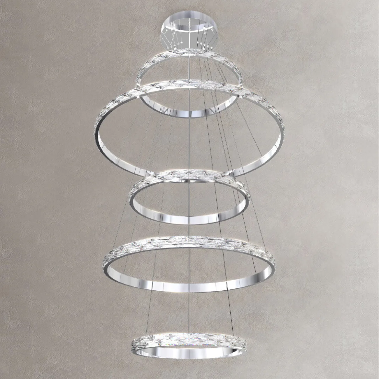 Подвесная люстра CAROLIN D60+80 от ImperiumLoft Подвесная люстра CAROLIN D60+80 от ImperiumLoft