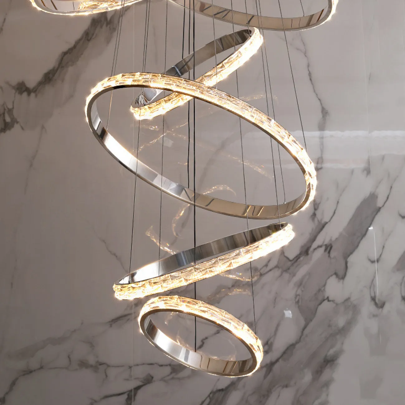 Подвесная люстра CAROLIN D60+80 от ImperiumLoft Подвесная люстра CAROLIN D60+80 от ImperiumLoft