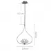 Хрустальный светильник Цветок Лотоса Lotus flower Clear Glass pendant lamp A