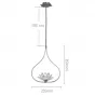 Хрустальный светильник Цветок Лотоса Lotus flower Clear Glass pendant lamp A от ImperiumLoft