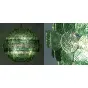 Люстра зеленое стекло Lighting Braithwell Chandelier