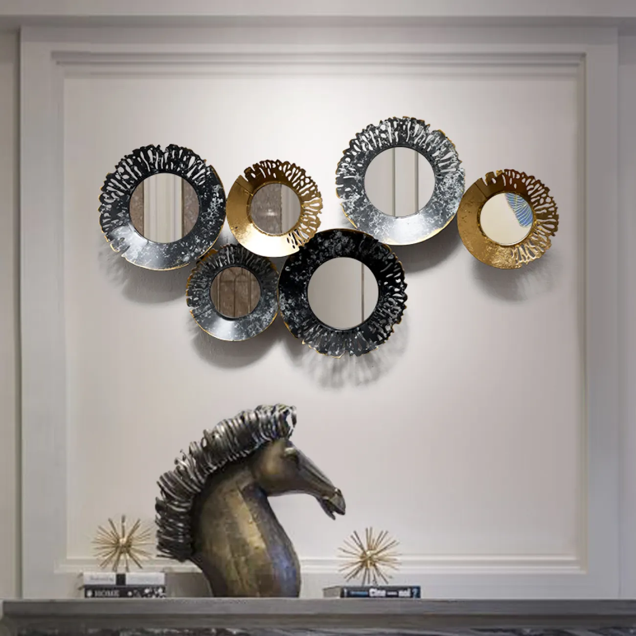 Настенный декор из зеркал LaLume-KKK00162