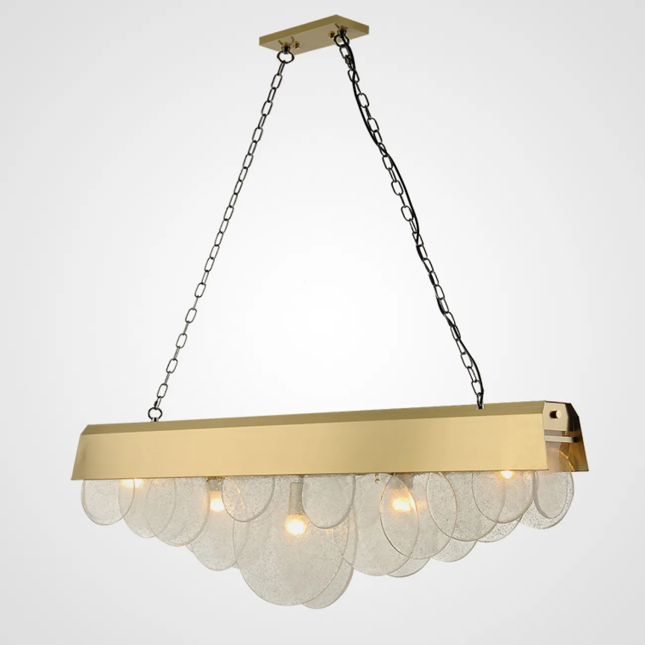 Подвесная рядная люстра SHELF от ImperiumLoft