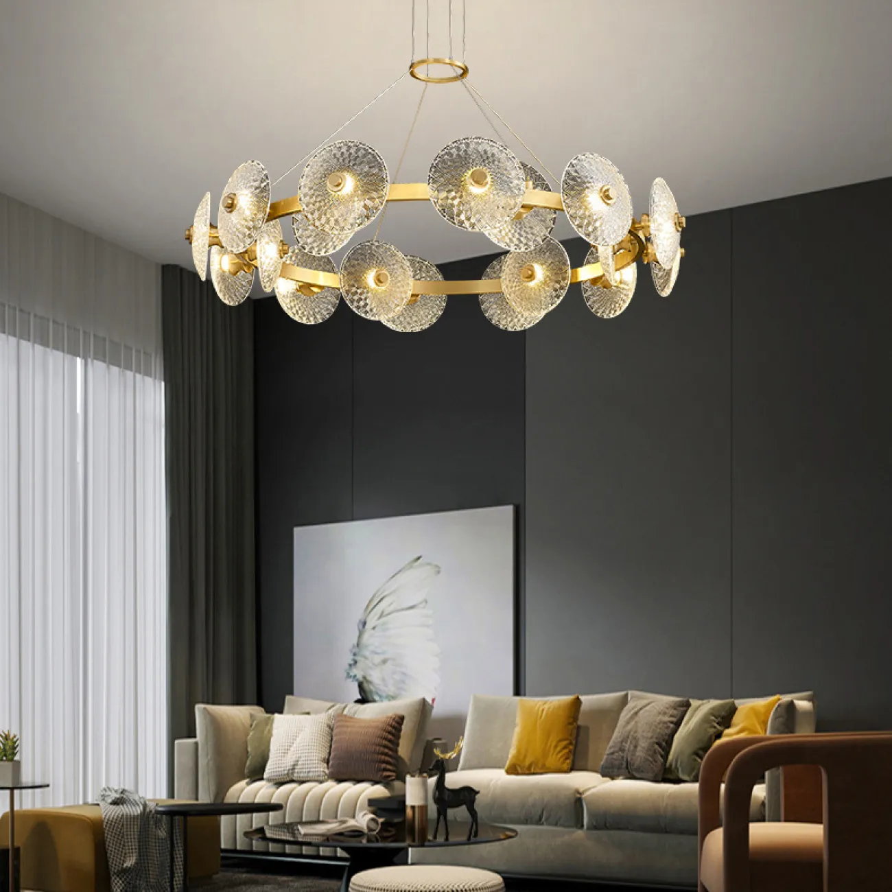 Подвесная люстра VERONICA D85 от ImperiumLoft