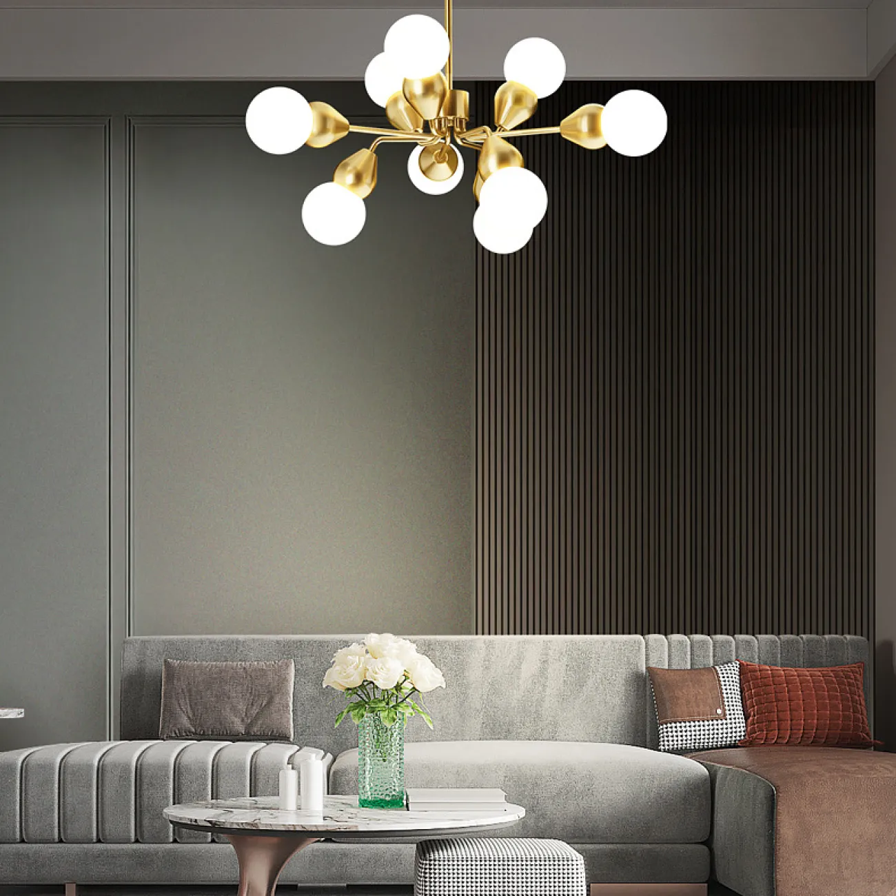 Потолочная люстра FABRON L9 от ImperiumLoft Потолочная люстра FABRON L9 от ImperiumLoft