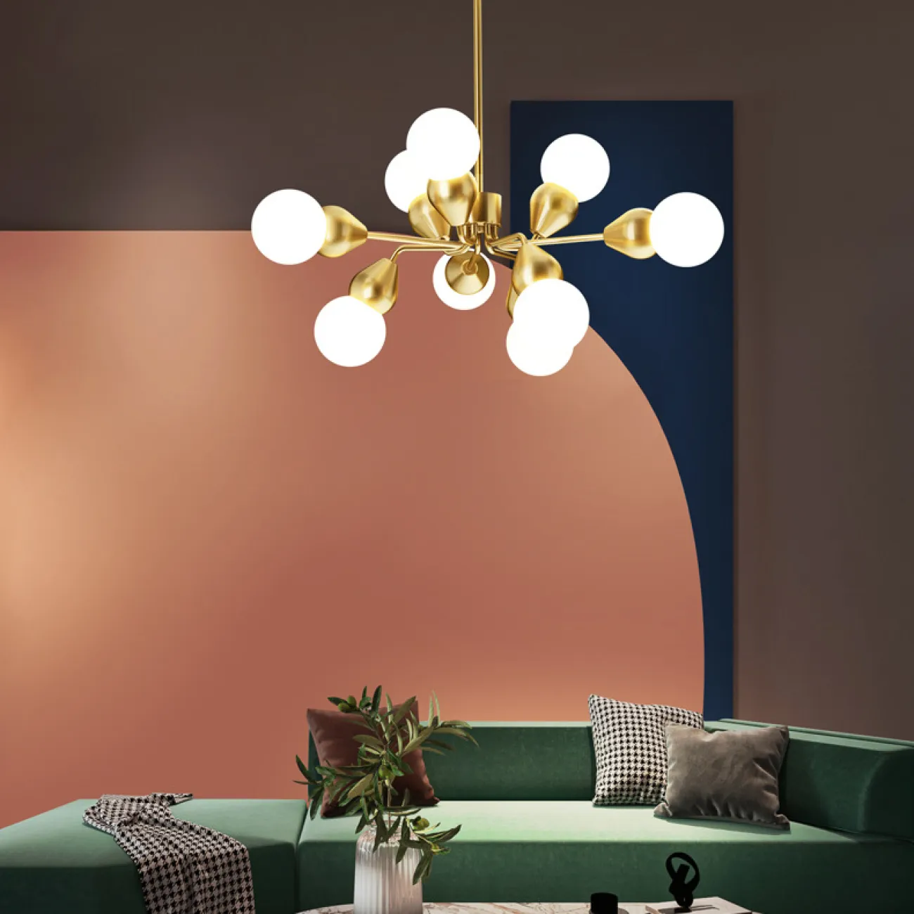 Потолочная люстра FABRON L9 от ImperiumLoft Потолочная люстра FABRON L9 от ImperiumLoft