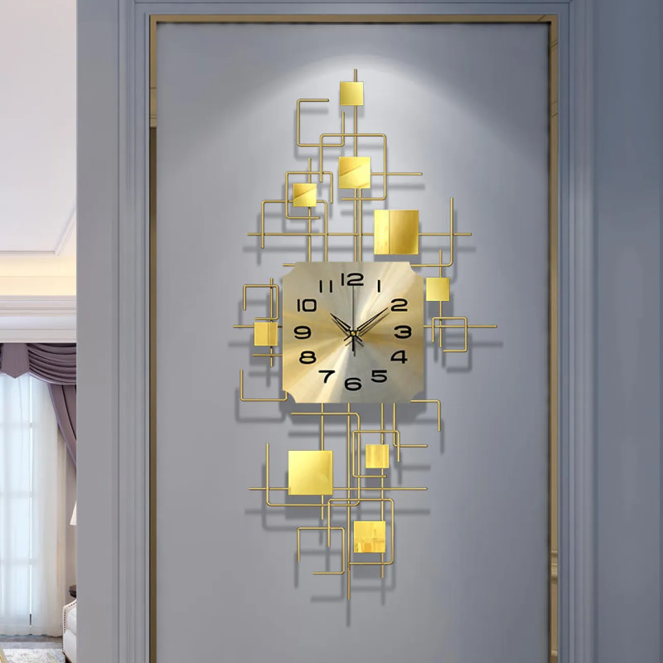 Дизайнерский настенный декор часы LaLume-KKK00375