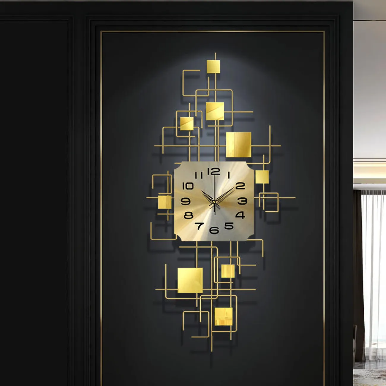 Дизайнерский настенный декор часы LaLume-KKK00375