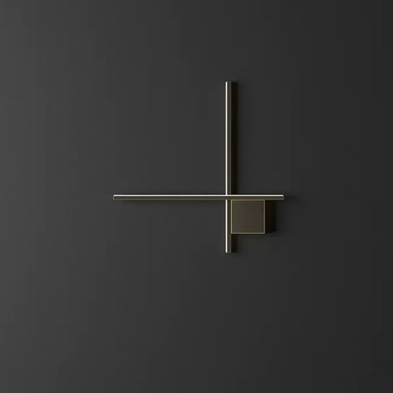 Серия настенных светодиодных светильников с прямоугольными перекрестными плафонами на квадратном креплении STICH B L50 Black Серия настенных светодиодных светильников с прямоугольными перекрестными плафонами на квадратном креплении STICH B L50 Black