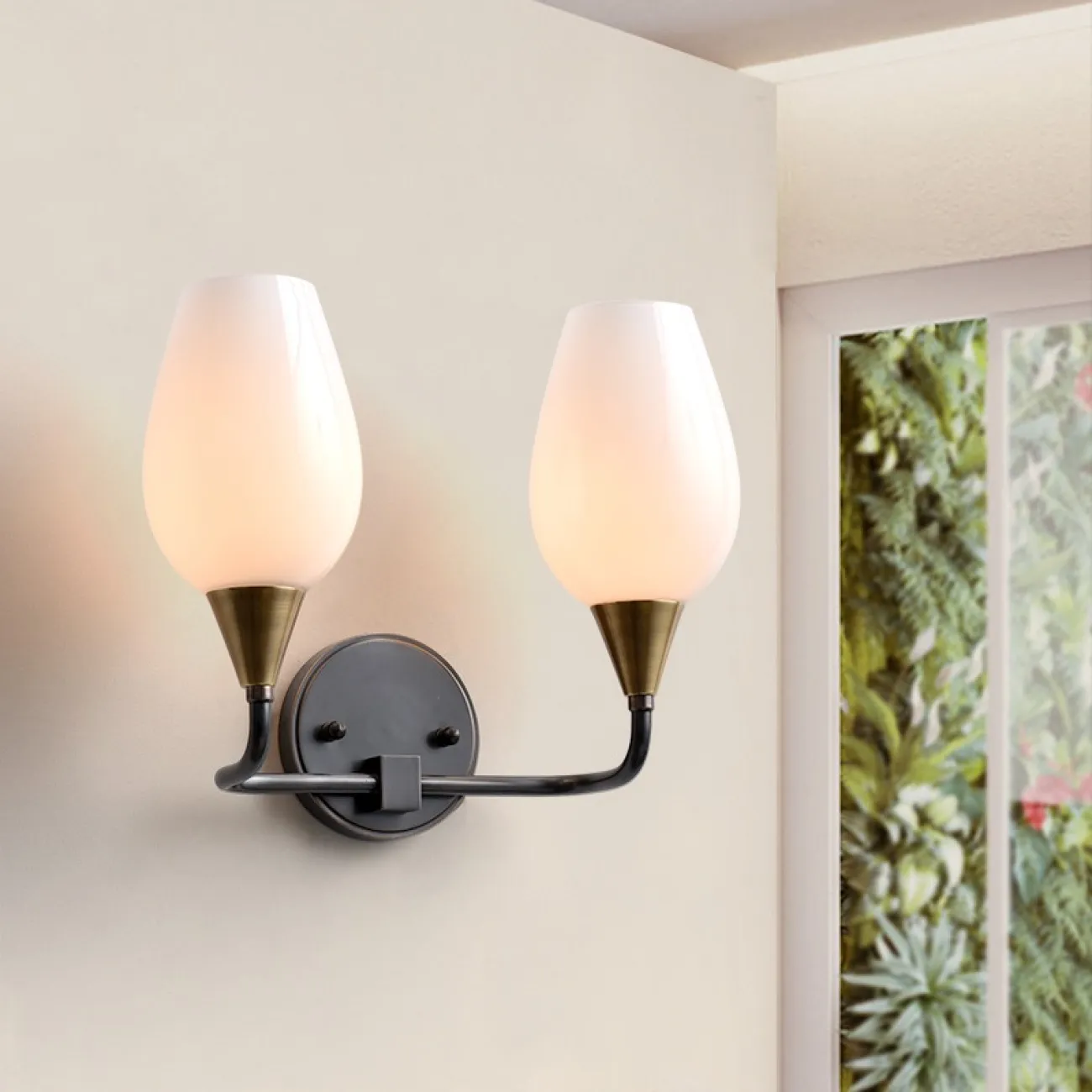 Настенное бра VIOLA MILK WALL 2 от ImperiumLoft