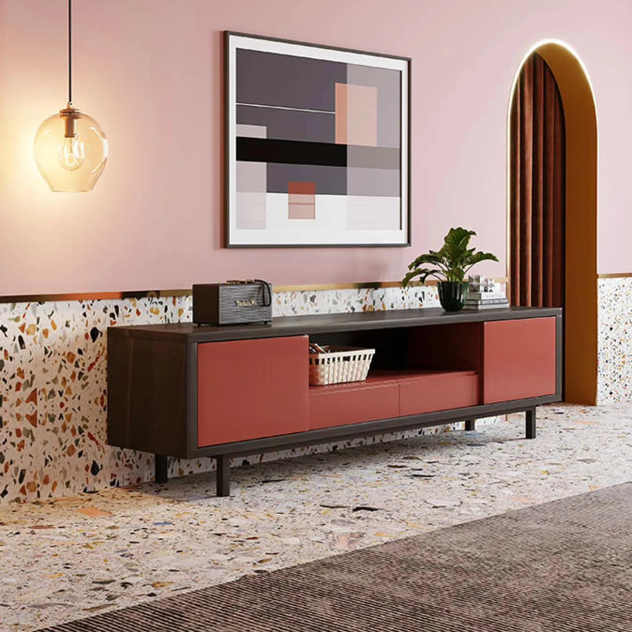 Дизайнерская тумба под TV - LaLume-TV00170 Дизайнерская тумба под TV - LaLume-TV00170