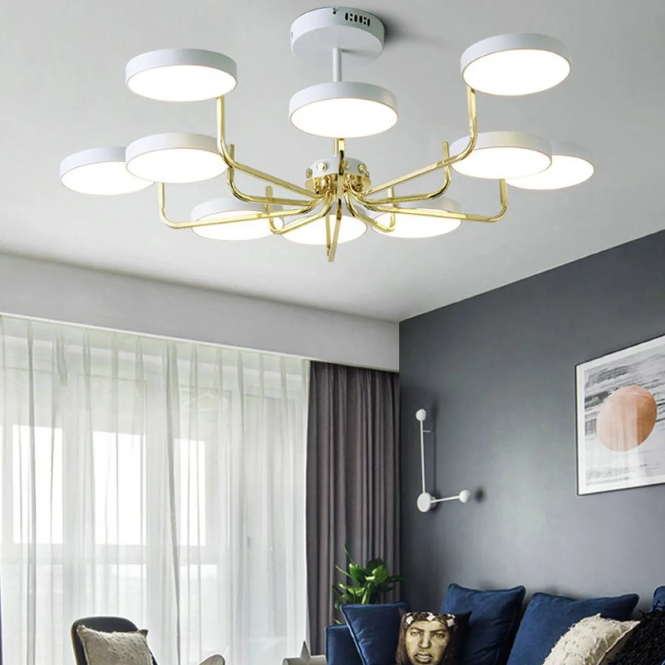 Подвесная люстра TAVIS D112 White от ImperiumLoft