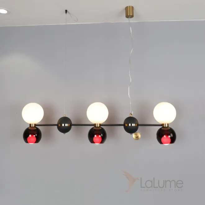 Люстра потолочная LAVINIA 6 (3+3) рейка от ImperiumLoft Люстра потолочная LAVINIA 6 (3+3) рейка от ImperiumLoft