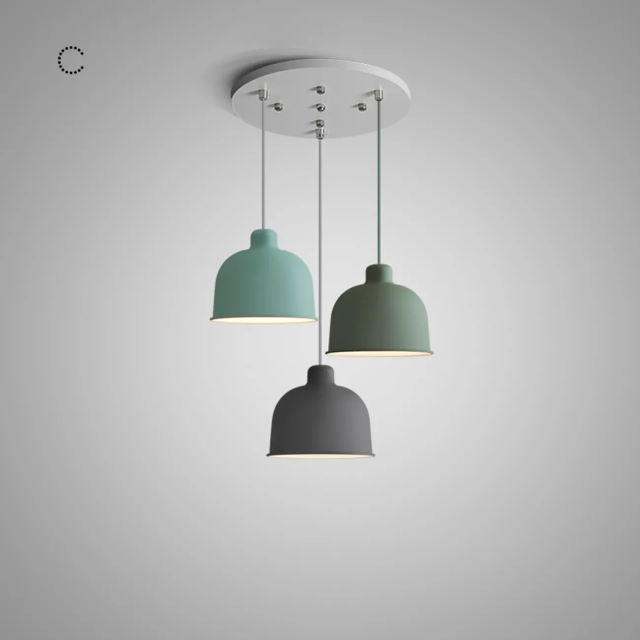 Люстра Grain Pendant Lamp TRIO от ImperiumLoft