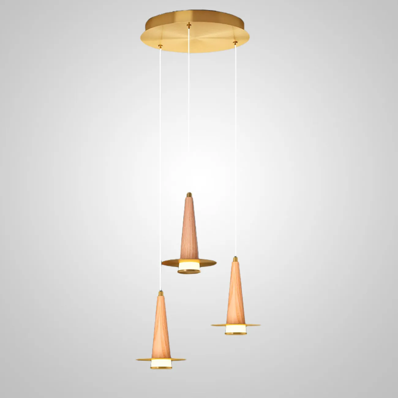 Подвесной светильник CURTISS MORE L3 Brown Планка от ImperiumLoft