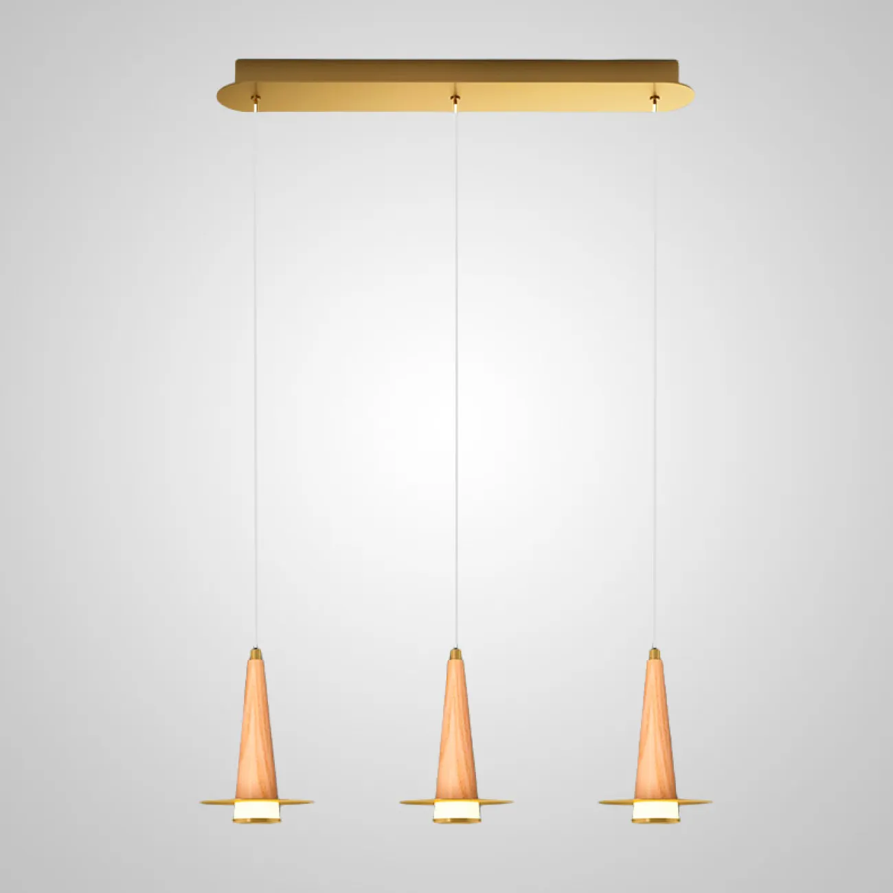 Подвесной светильник CURTISS MORE L3 Brass Планка от ImperiumLoft