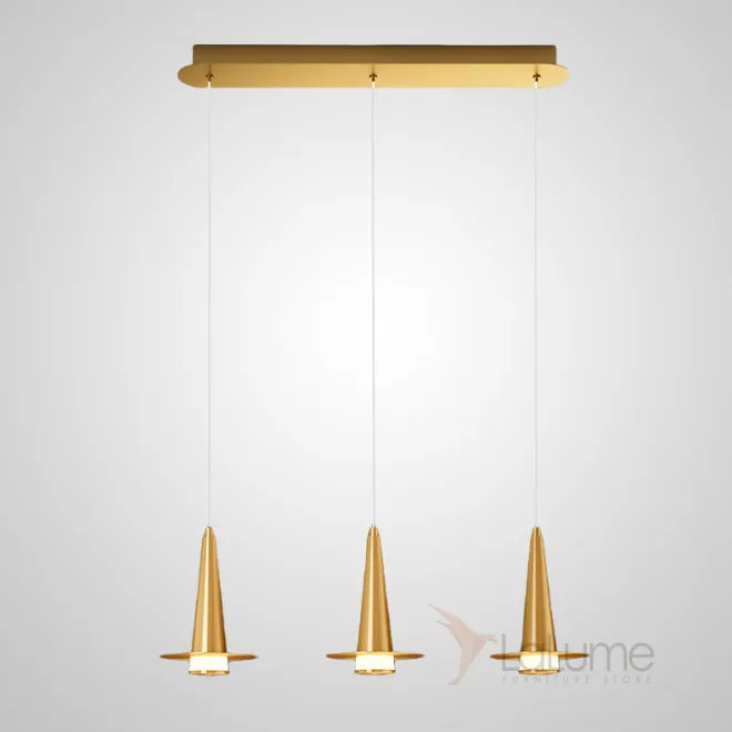 Подвесной светильник CURTISS MORE L3 Brass Планка от ImperiumLoft