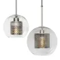 Perforated Vessel Pendant Lamp Nickel Ball