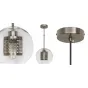 Perforated Vessel Pendant Lamp Nickel Ball