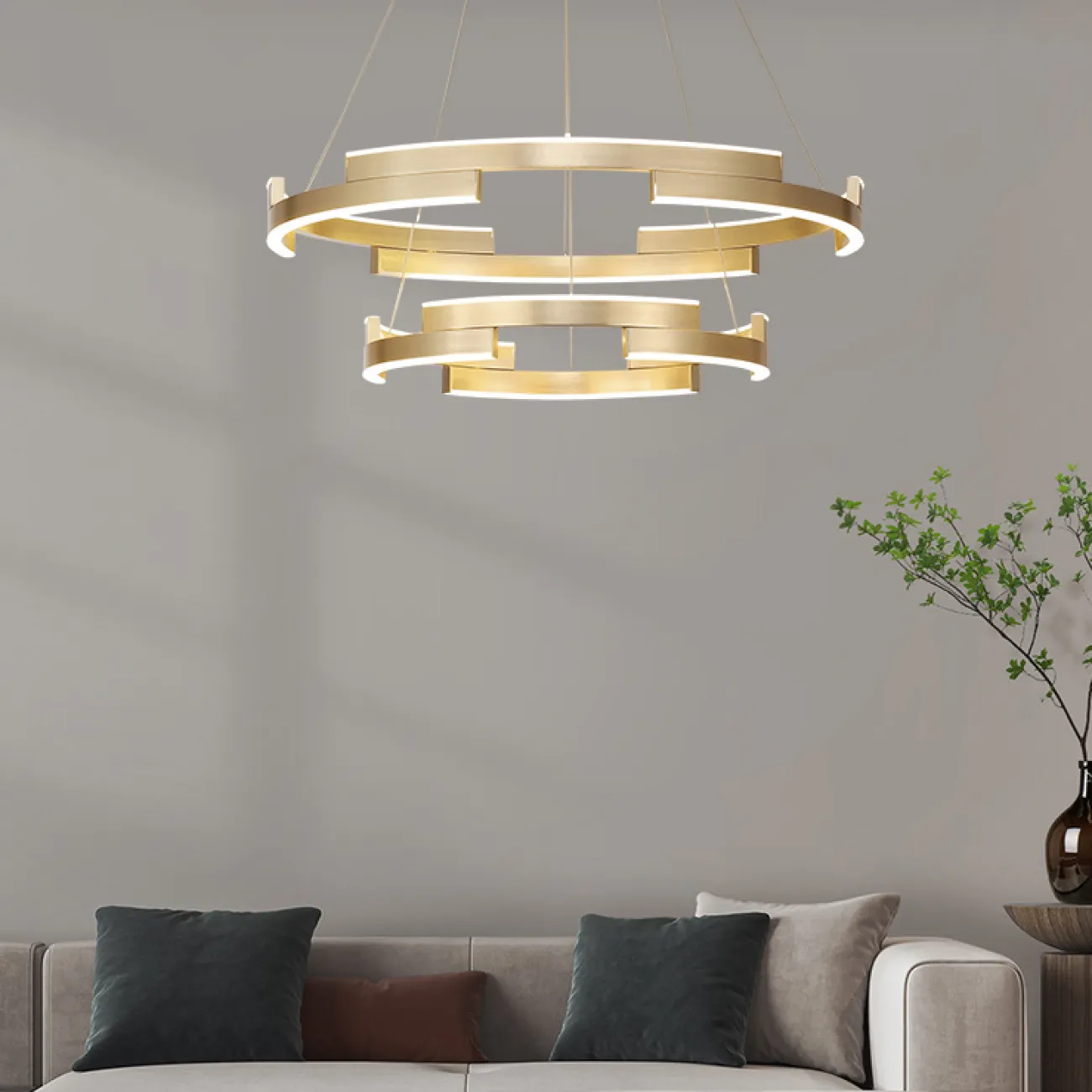 Подвесная люстра FILIPPA D60+80 от ImperiumLoft Подвесная люстра FILIPPA D60+80 от ImperiumLoft