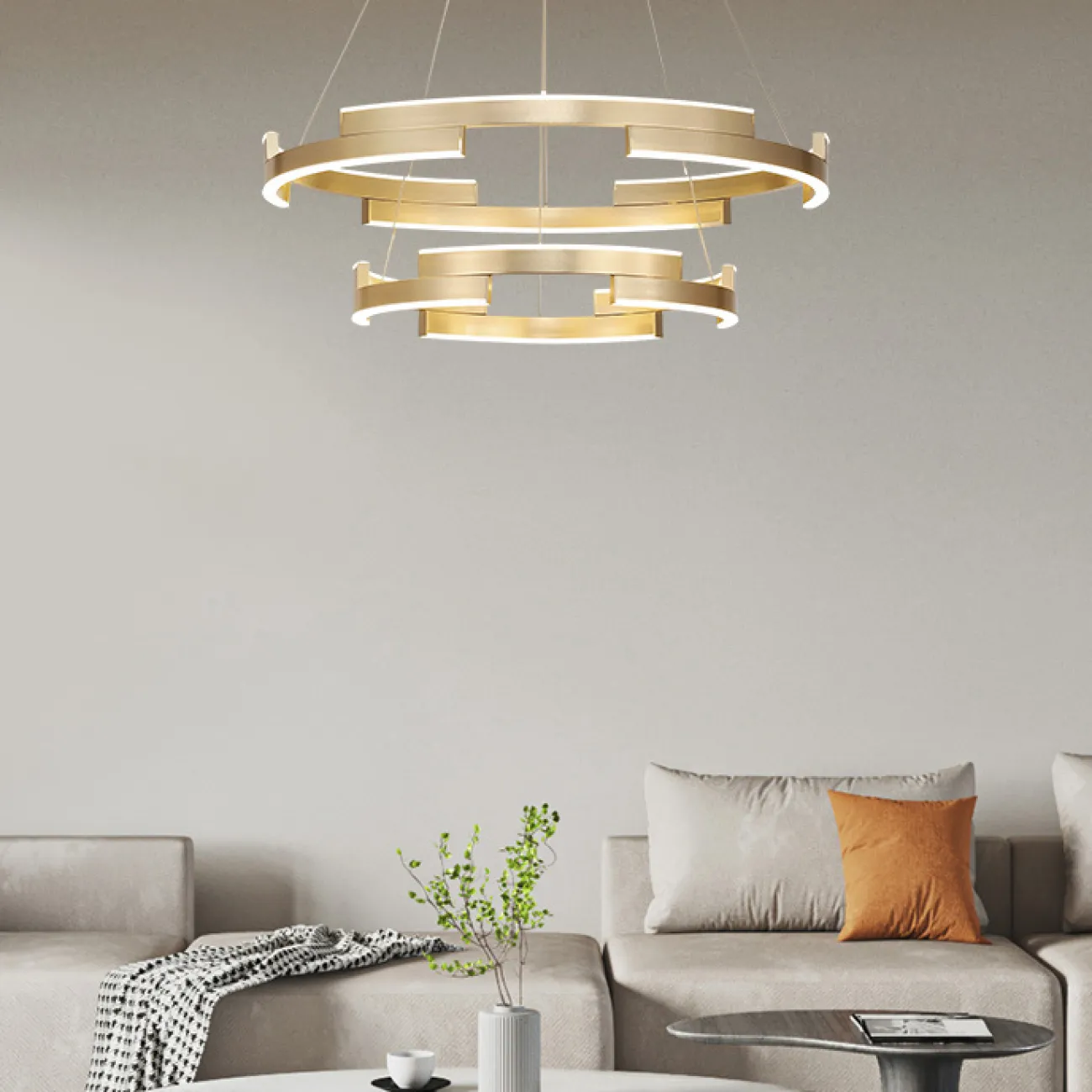 Подвесная люстра FILIPPA D60+80 от ImperiumLoft Подвесная люстра FILIPPA D60+80 от ImperiumLoft