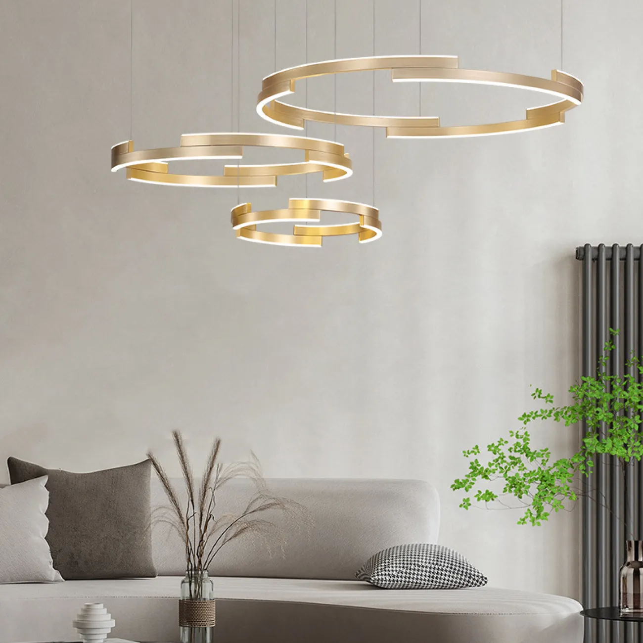 Подвесная люстра FILIPPA D60+80 от ImperiumLoft Подвесная люстра FILIPPA D60+80 от ImperiumLoft