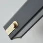 Серия настенных светильников с вытянутыми LED-панелями по бокам поворотного плафона прямоугольной формы MARK A Black