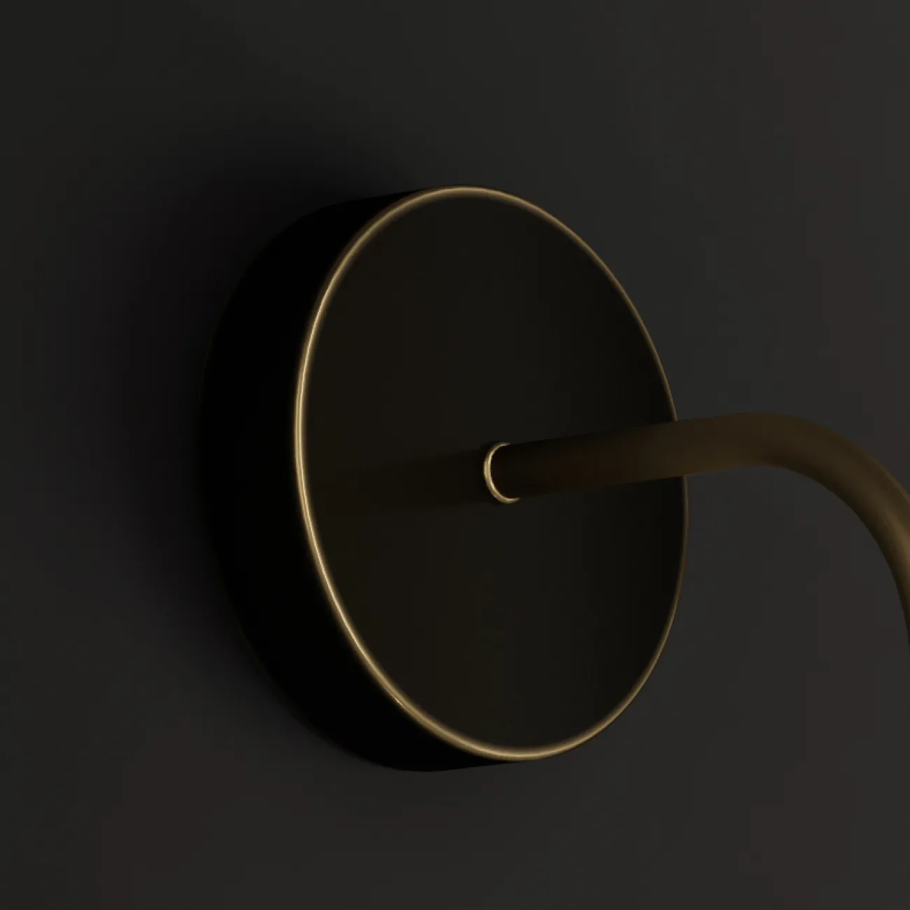 Настенный светильник CHAIMA Black Brass от ImperiumLoft