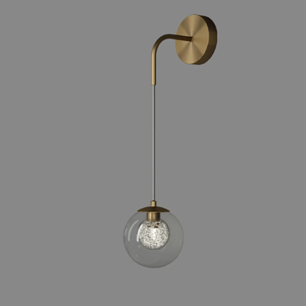 Настенный светильник CHAIMA Black Brass от ImperiumLoft