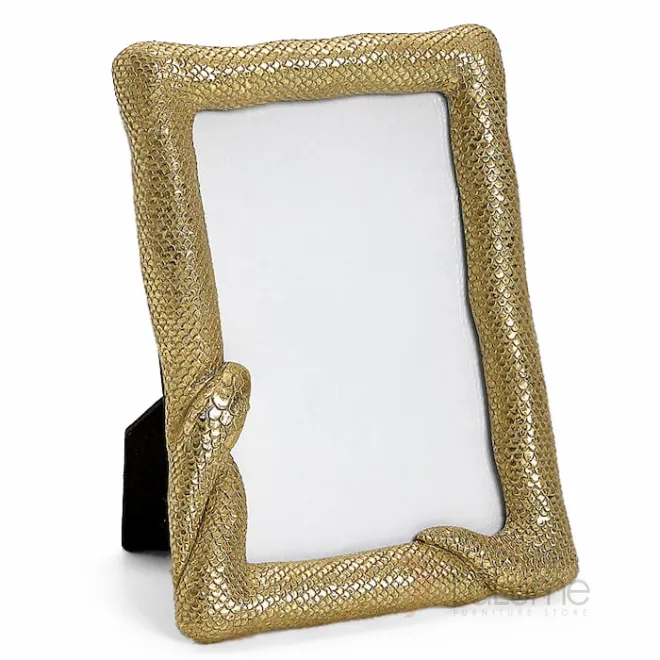 Рама для фото золотая змея от LaLume