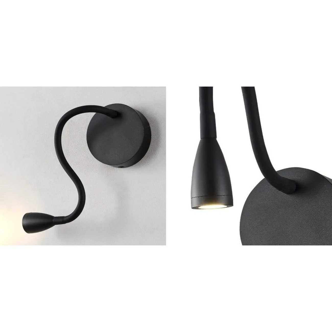 Бра Bent Black Sconces