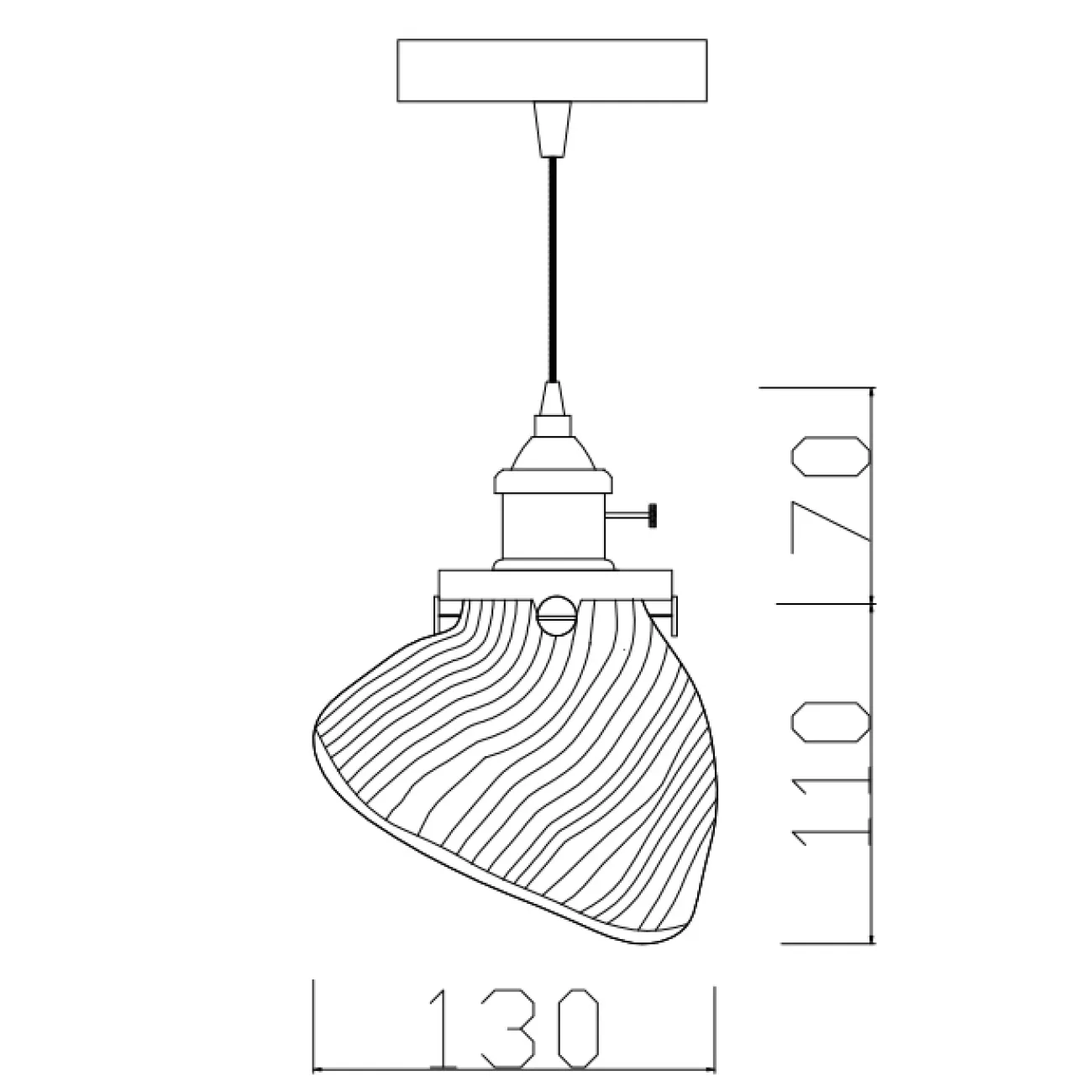 Потолочный светильник Loft Sea Shell от LaLume