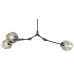 Люстра Сrumpled Glass Bubble Chandelier Gray 3 плафона